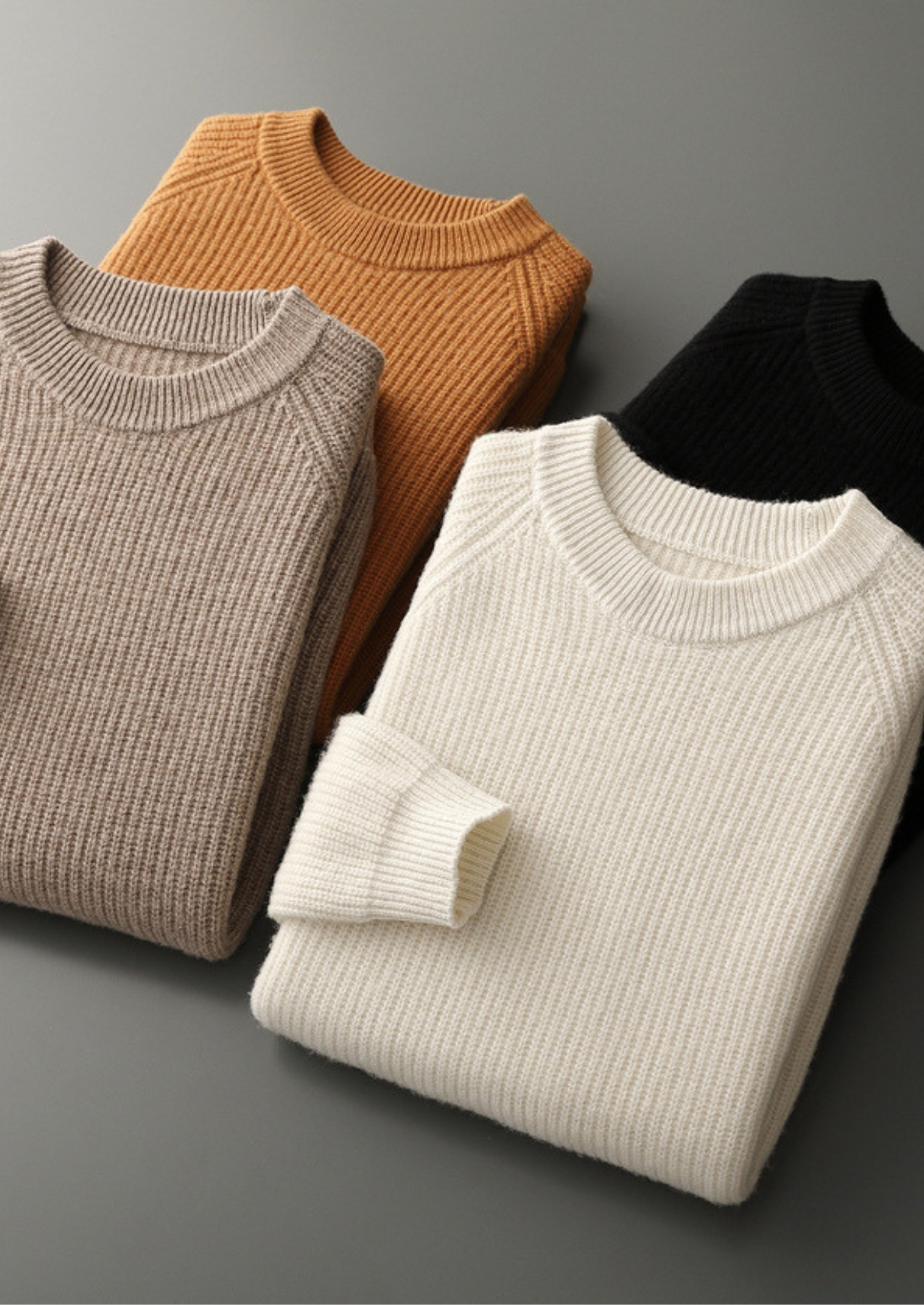 SIGNATURE MERIFIELD™ RIBBED RAGLAN CREWNECK