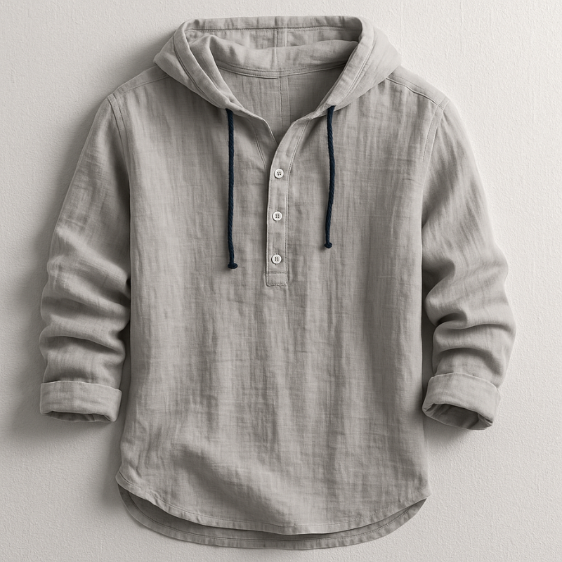 Vincenzo Aureli™ | Camicia in Lino con Cappuccio