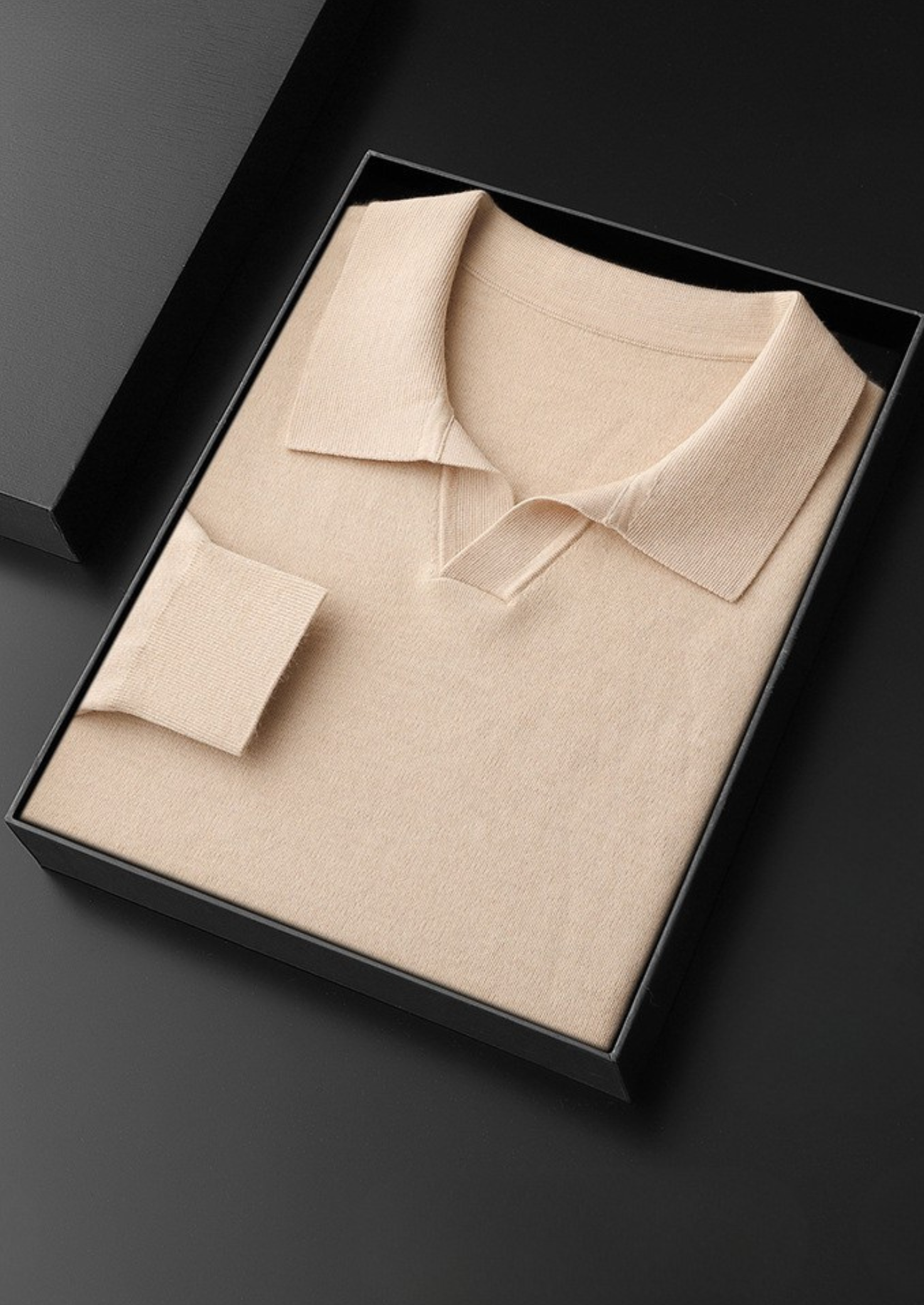 MAISON CASHCRAFT™ BUTTONLESS SWEATER POLO