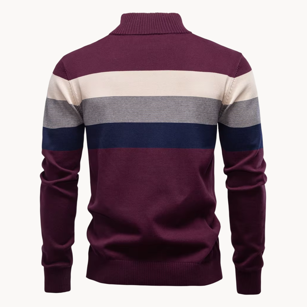 Vincenzo Aureli™ | Maglia in Cotone con Zip
