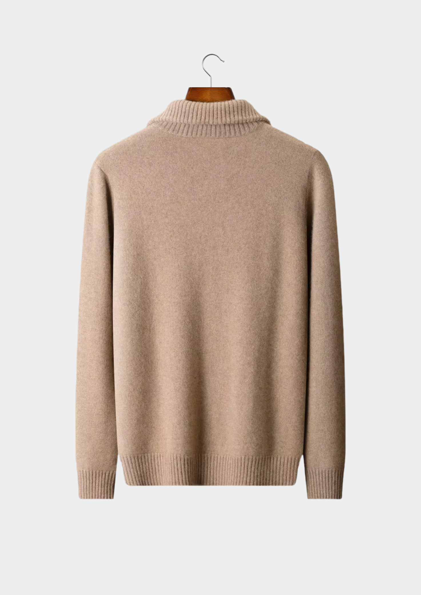 HERITAGE VELWICK™ BEIGE FUNNEL NECK CARDIGAN