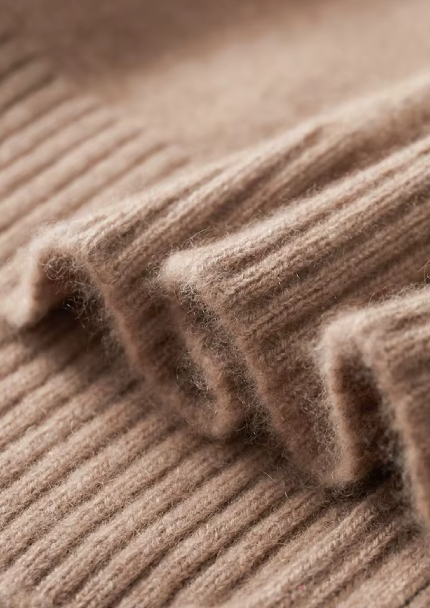 HERITAGE VELWICK™ BEIGE FUNNEL NECK CARDIGAN