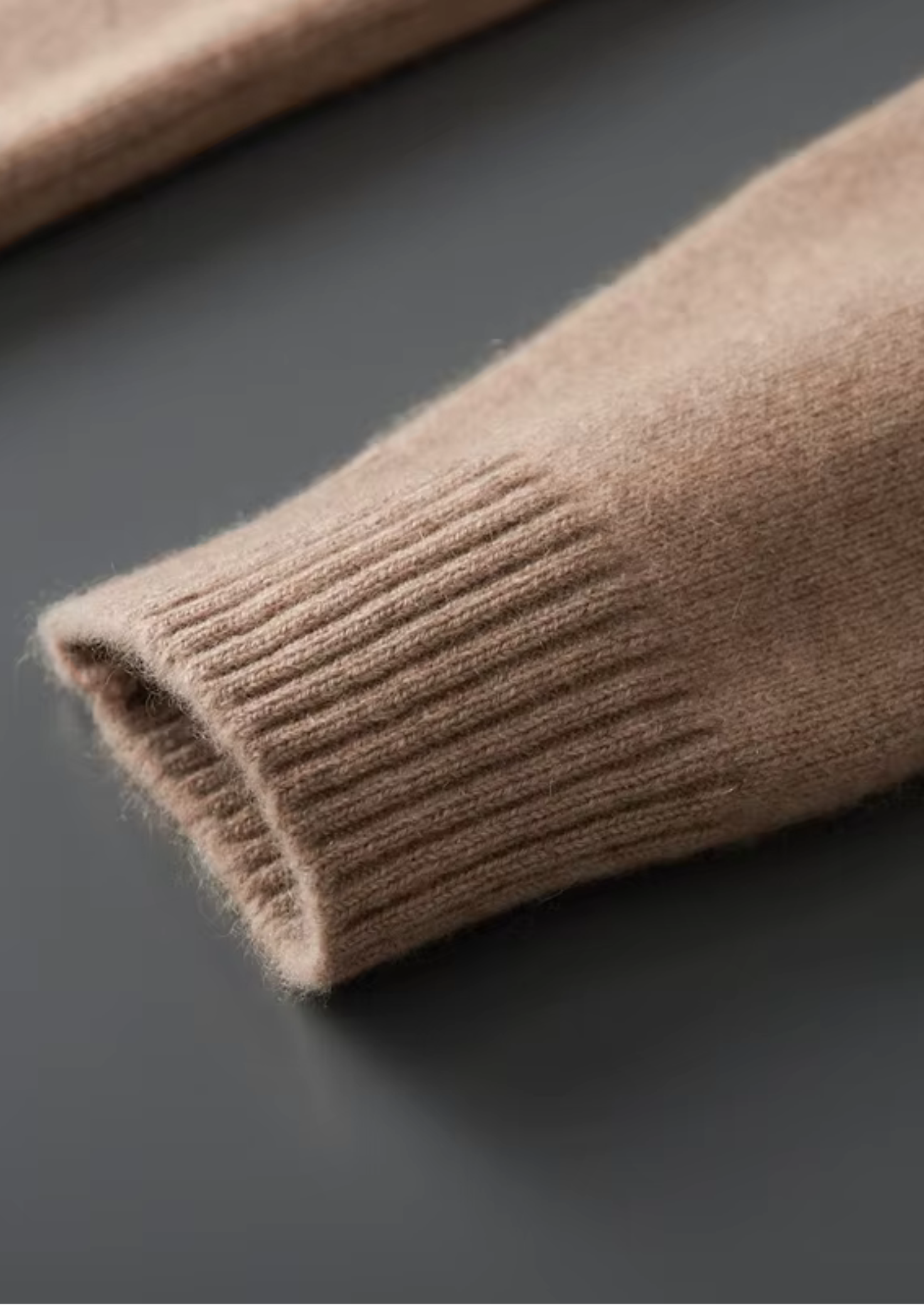 HERITAGE VELWICK™ BEIGE FUNNEL NECK CARDIGAN