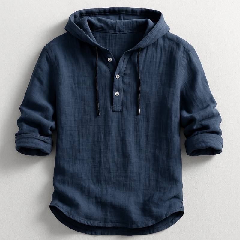 Vincenzo Aureli™ | Camicia in Lino con Cappuccio