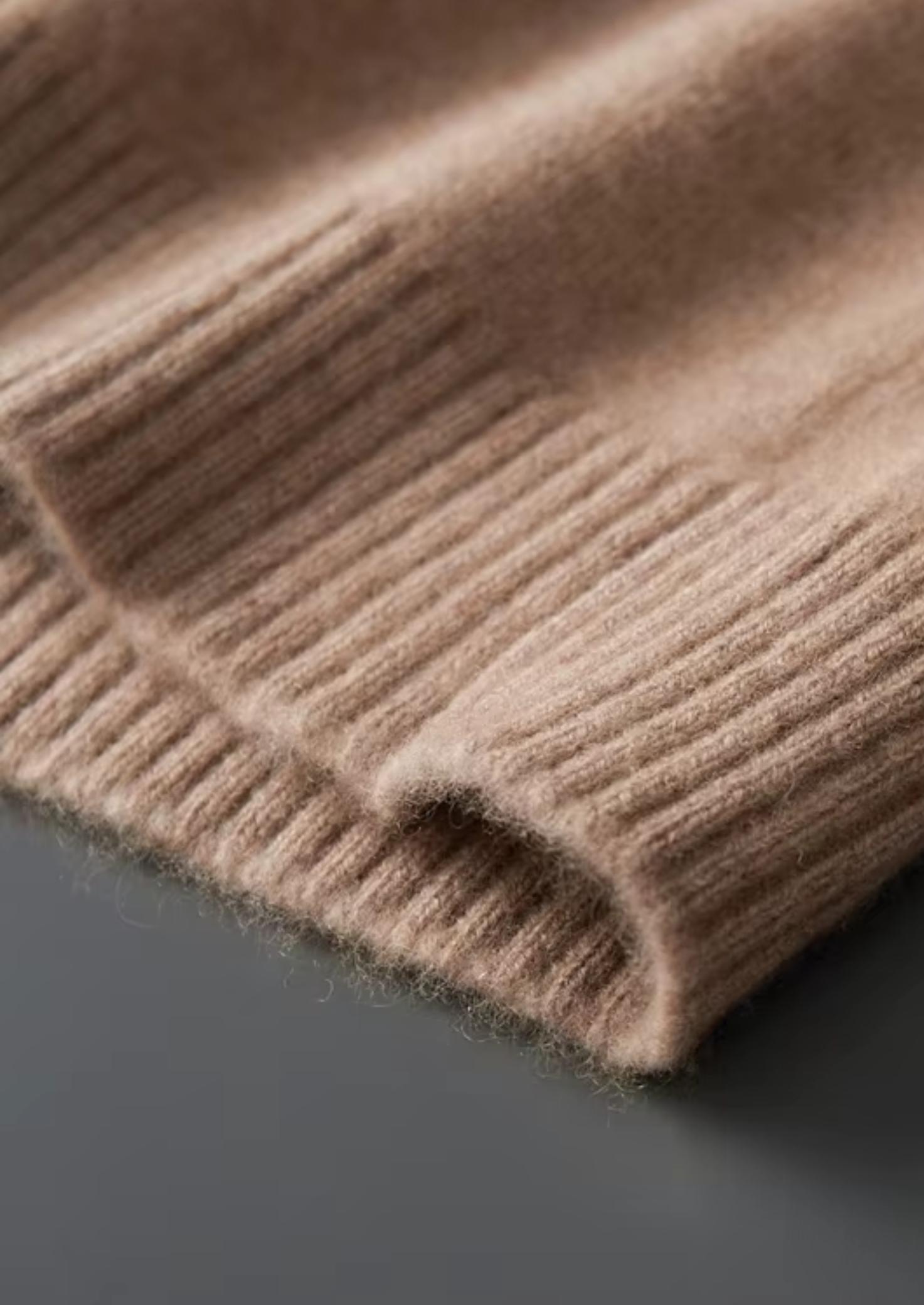 HERITAGE VELWICK™ BEIGE FUNNEL NECK CARDIGAN