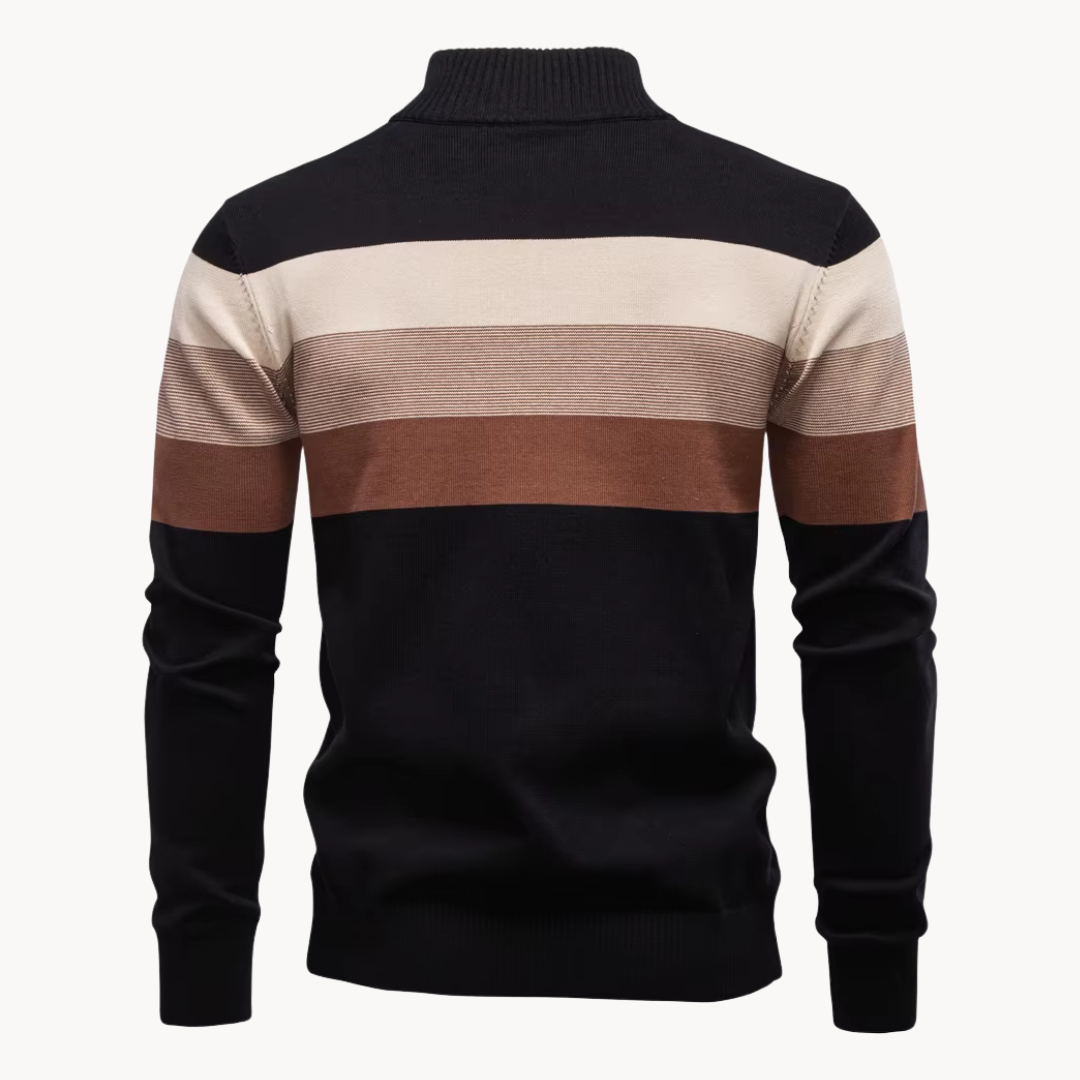 Vincenzo Aureli™ | Maglia in Cotone con Zip
