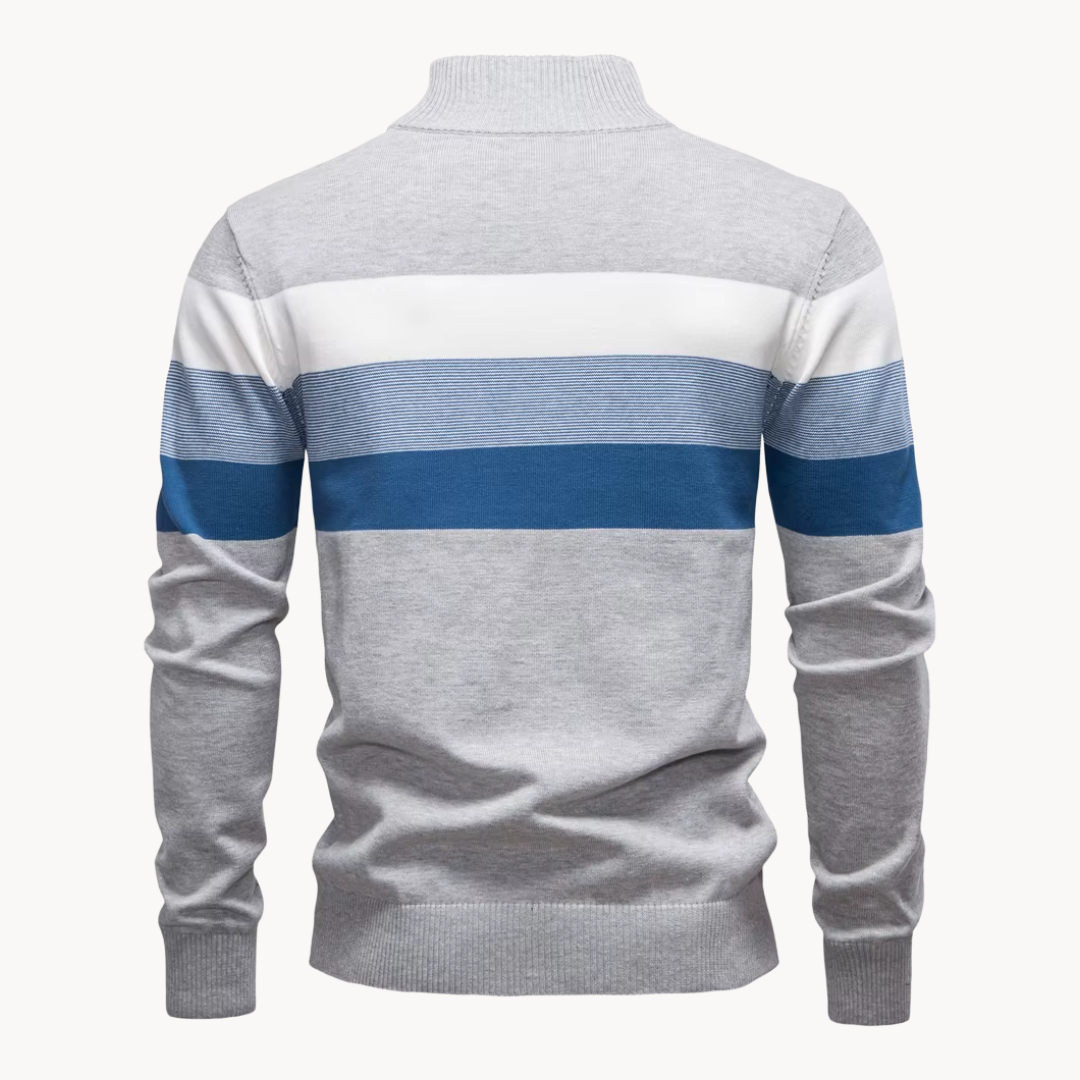 Vincenzo Aureli™ | Maglia in Cotone con Zip