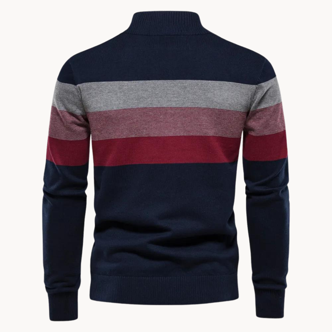 Vincenzo Aureli™ | Maglia in Cotone con Zip