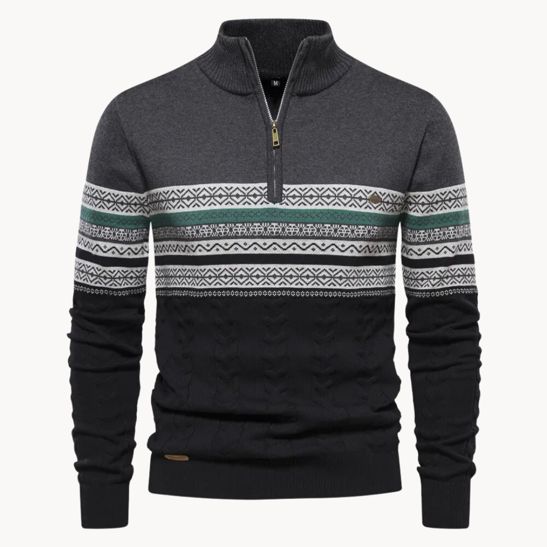 Vincenzo Aureli™ | Maglia Sartoriale con Zip