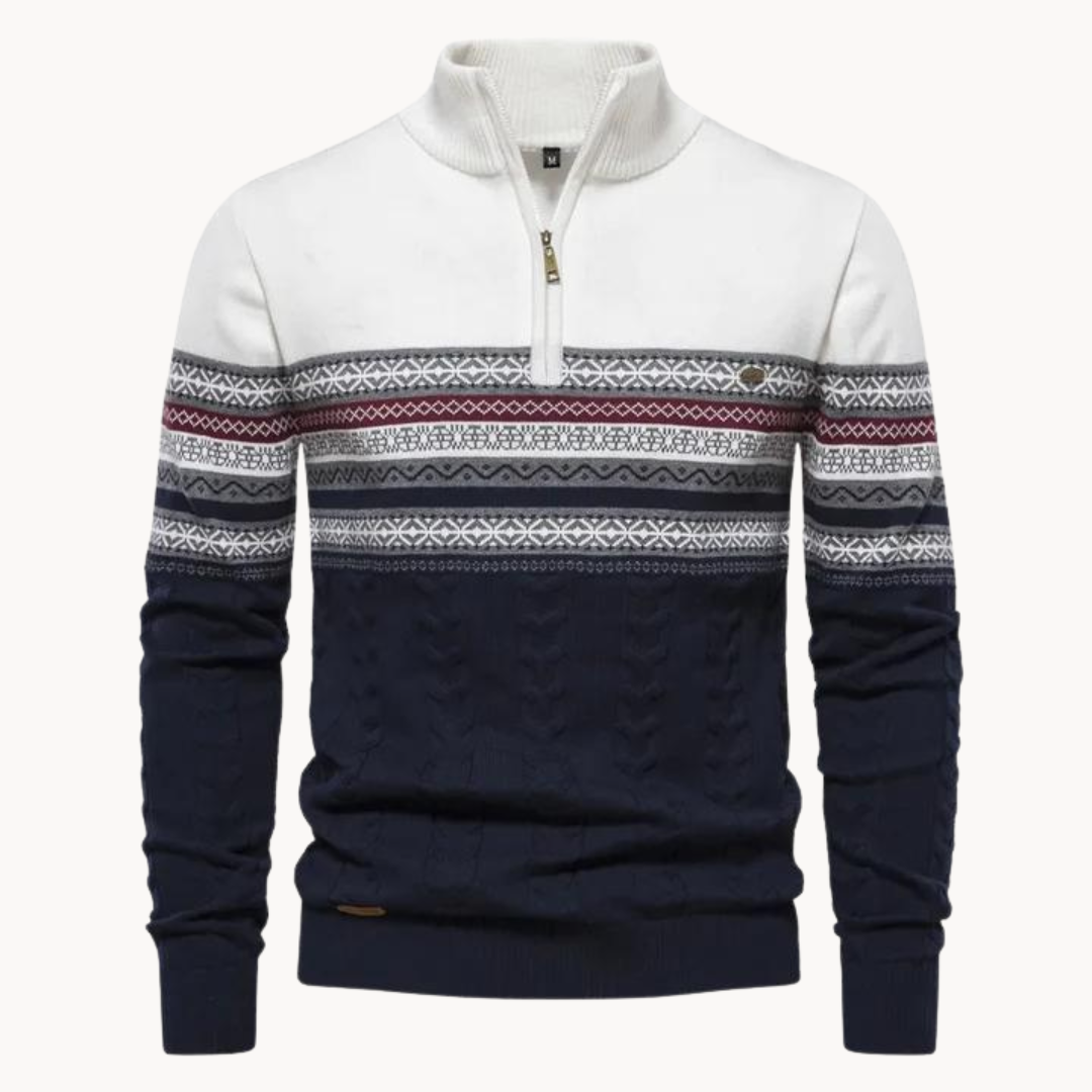 Vincenzo Aureli™ | Maglia Sartoriale con Zip