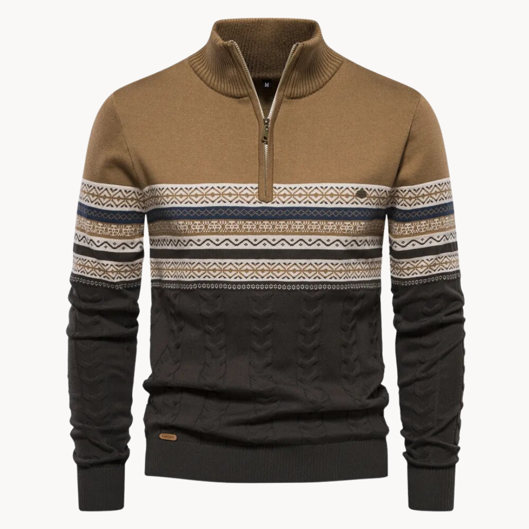 Vincenzo Aureli™ | Maglia Sartoriale con Zip