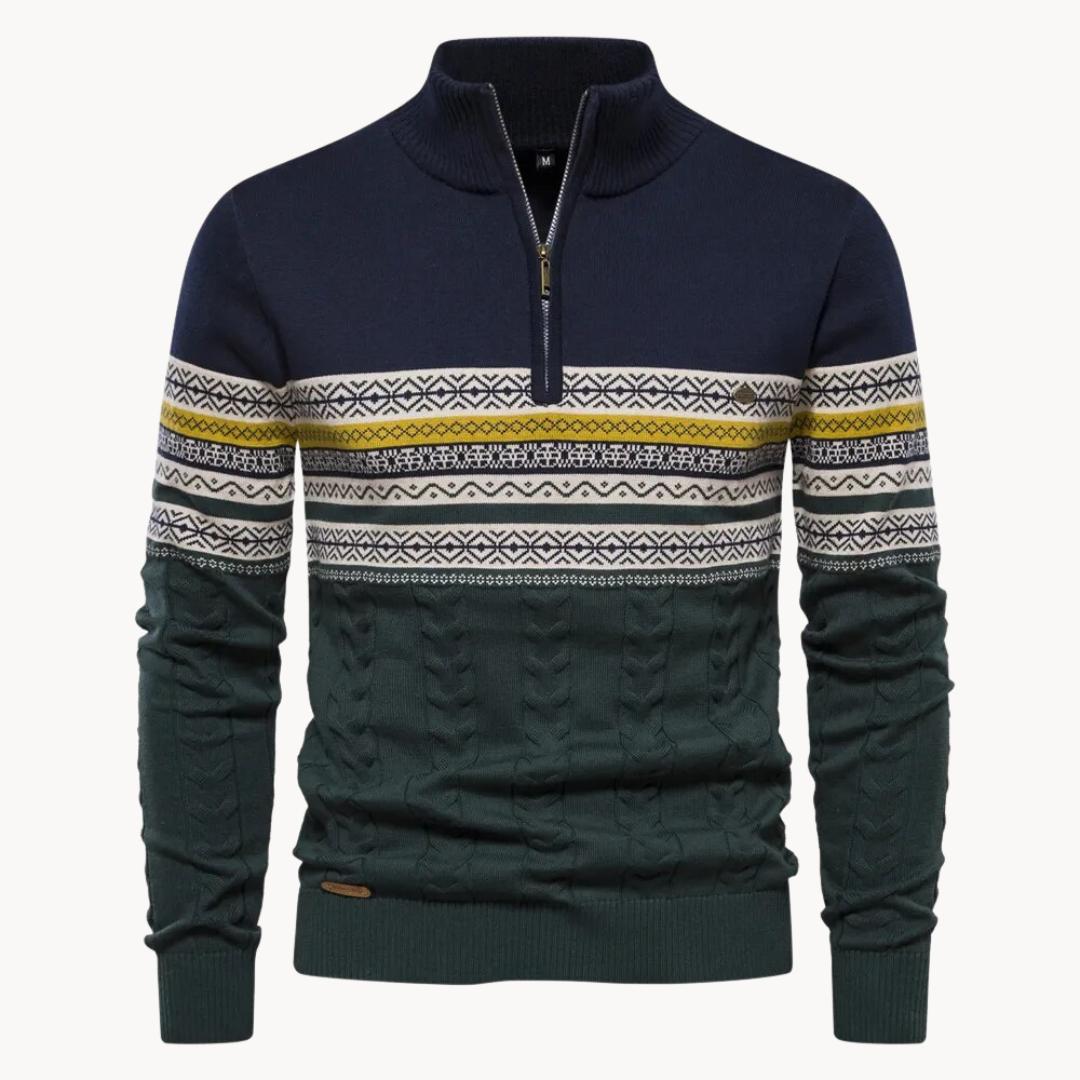 Vincenzo Aureli™ | Maglia Sartoriale con Zip