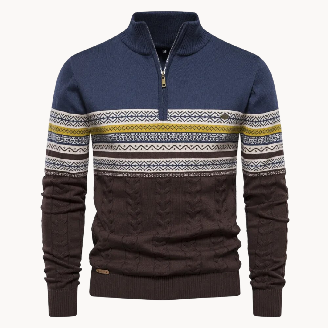 Vincenzo Aureli™ | Maglia Sartoriale con Zip