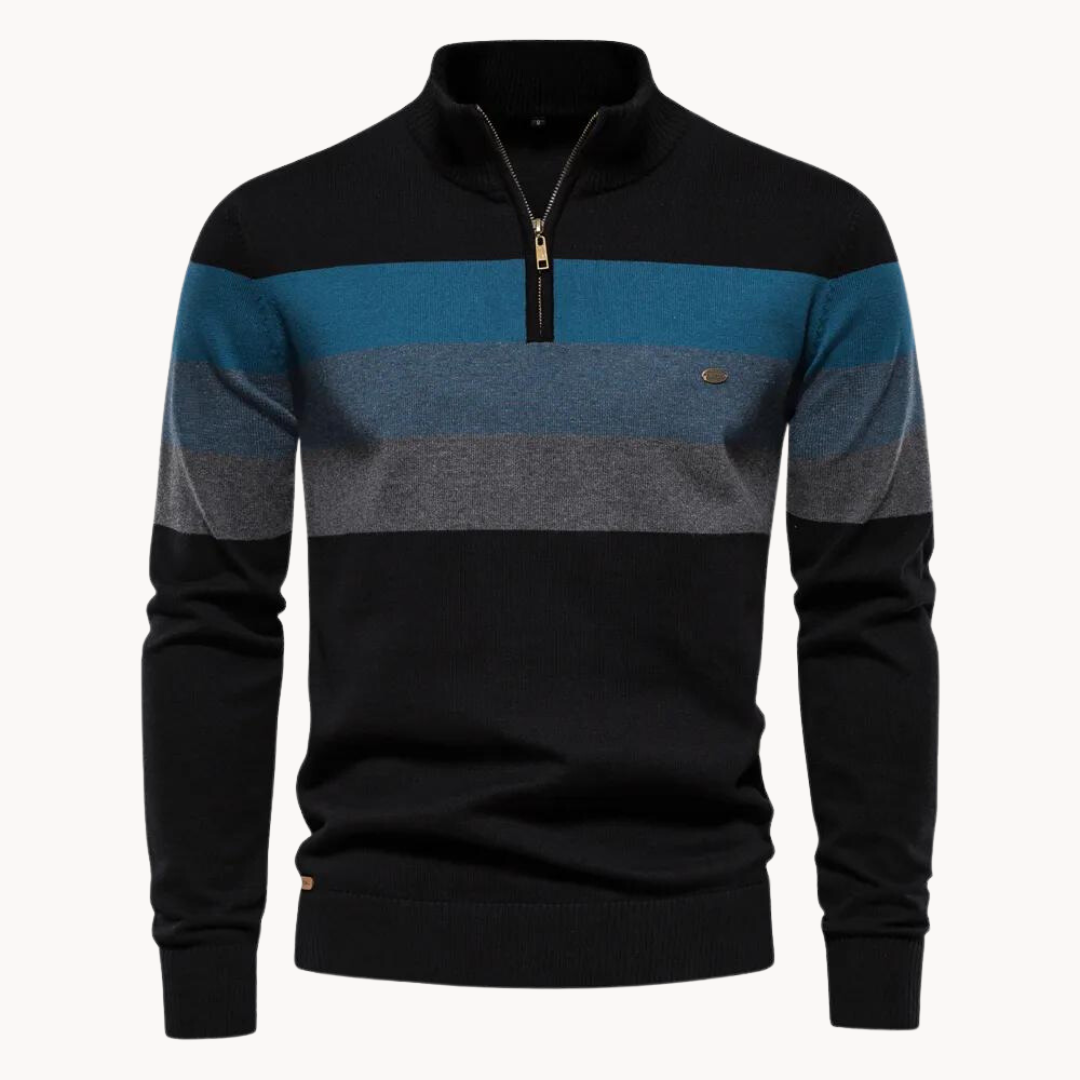 Vincenzo Aureli™ | Maglia in Cotone con Zip