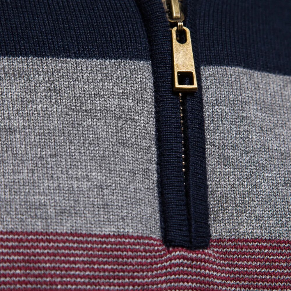Vincenzo Aureli™ | Maglia in Cotone con Zip